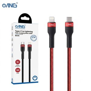 ANG BC04 3M USB-C to Lightning Braided Fast Charging Cable